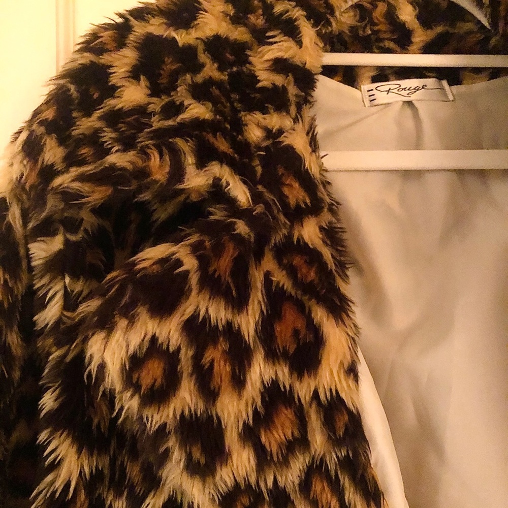 Vintage Leopard Print Coat - Picture 3 of 3